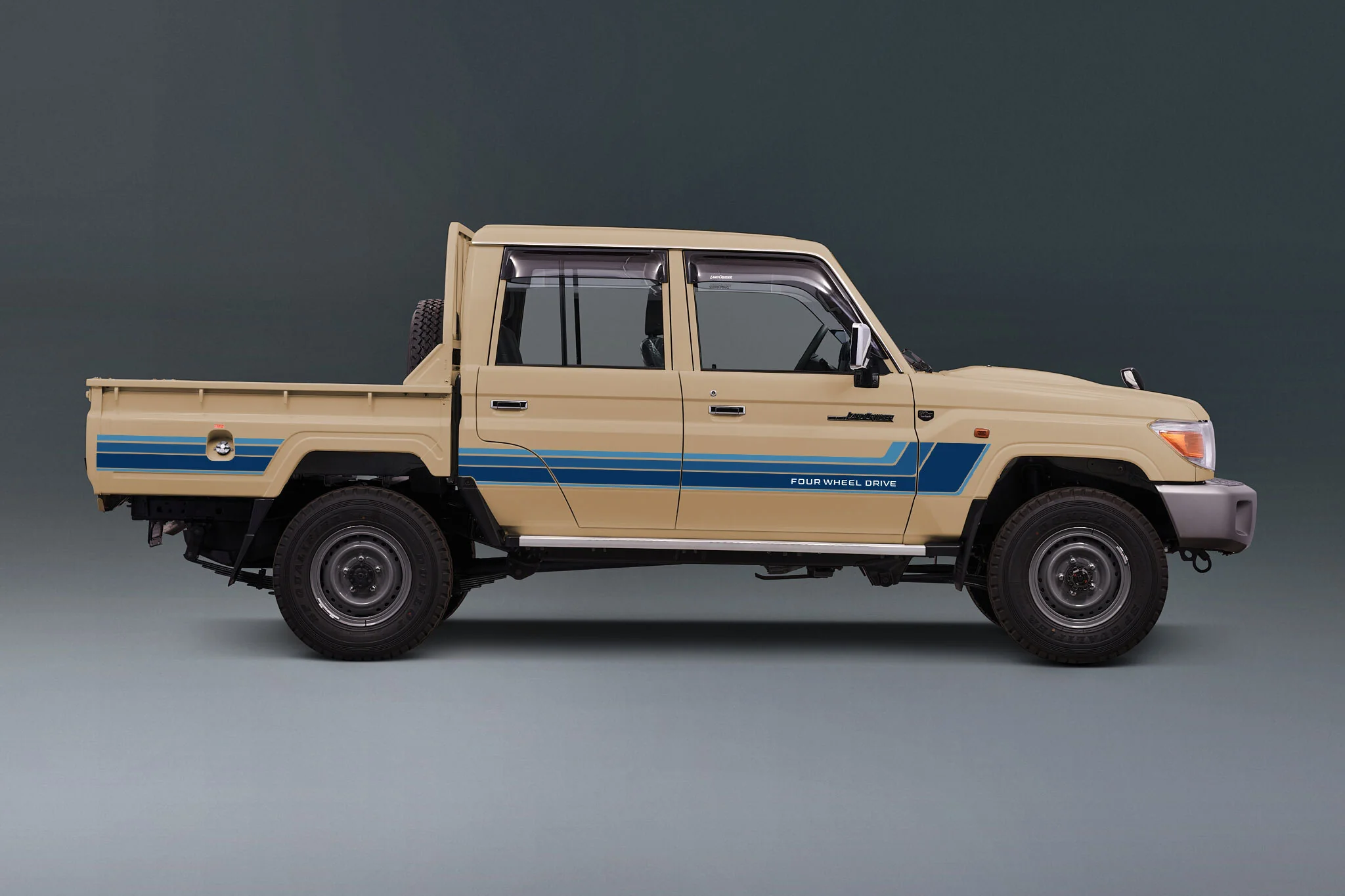 Decal Body Stripe Kit (Renmark) - 79 Series Dual Cab (2012-) - Image 13