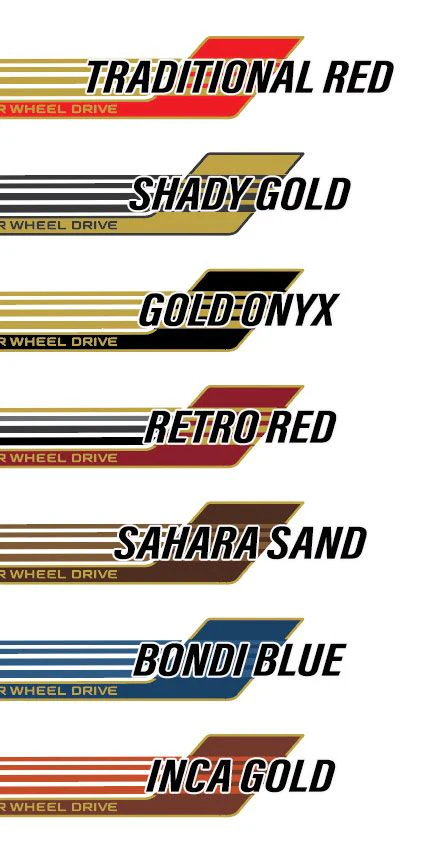 Decal Body Stripe Kit (Townsville) - 79 Series Dual Cab (2012-) - Image 15